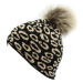 Dámská zimní čepice BLIZZARD Leopard CAP black W