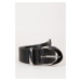 DEFACTO Women's Faux Leather Classic Belt