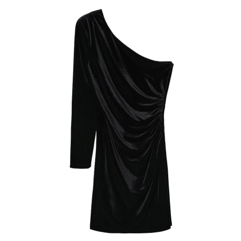 MANGO Koktejlové šaty 'ASIBEL1' černá