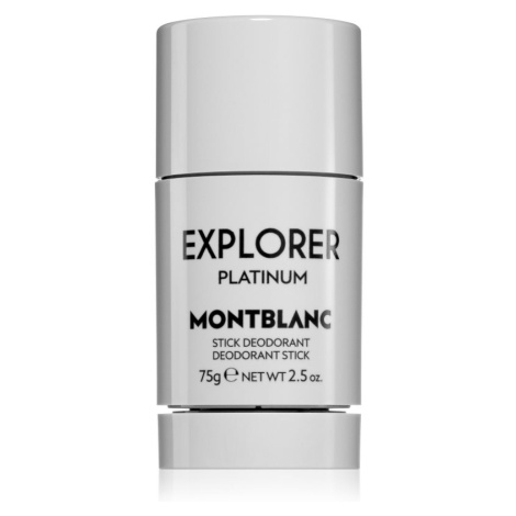 Montblanc Explorer Platinum deodorant v tyčince pro muže 75 g Mont Blanc