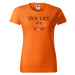 DOBRÝ TRIKO Dámské narozeninové tričko Více RUMU Barva: Oranžová
