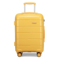 Cestovní kufr na kolečkách Kono Classic Collection - žlutý 77L