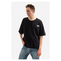 Bavlněné tričko Alpha Industries černá barva, 118532.649-black