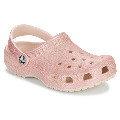 Crocs Classic Glitter Clog K Růžová