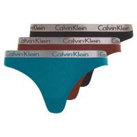 Calvin Klein 3 PACK - dámské kalhotky Bikini QD3561E-IIL