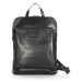 Dámský kožený batoh Mazzini VS60 šerný