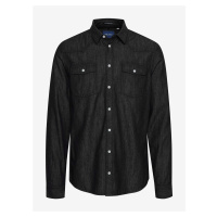 Černá džínová košile Blend - Pánské