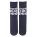 Vlněné ponožky Vlnáč Zima modrý Fusakle
