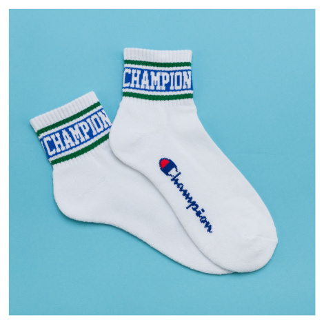 Champion Old School Ankle Socks bílé / modré / zelené eur 35-38