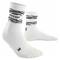 Dámské kompresní ponožky CEP Animal White/Black