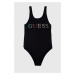 Jednodílné dětské plavky Guess černá barva