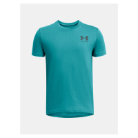 Under Armour Tričko UA B SPORTSTYLE LEFT CHEST SS-BLU - Kluci