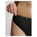 Dámská tanga 2 Pack CK96 000QD3990E BGH černá/šedá - Calvin Klein