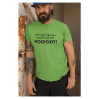 MMO Pánské tričko Když se ztratím Barva: Hrášková zelená