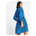 Bonprix BODYFLIRT šaty se vzorem Barva: Modrá, Mezinárodní
