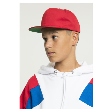 Pro-Style Twill Snapback Youth Cap červená Flexfit