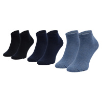 Skechers 3PPK Basic Quarter Socks Modrá