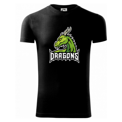 Dragons - logo týmu zelená (Hana-creative) - Viper FIT pánské triko