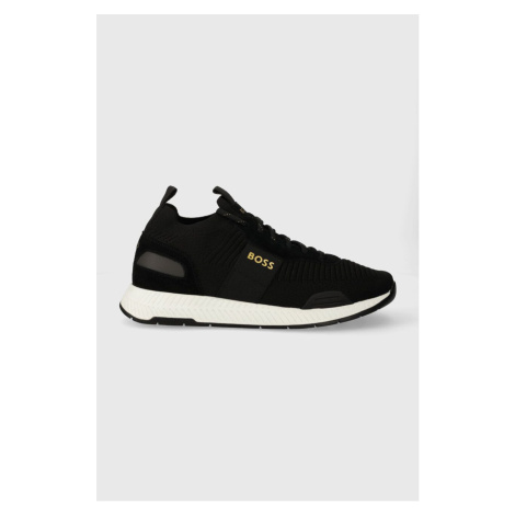 Sneakers boty BOSS Titanium černá barva, 50498245 Hugo Boss