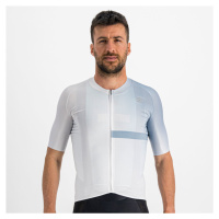 SPORTFUL Cyklistický dres s krátkým rukávem - BOMBER - bílá/šedá