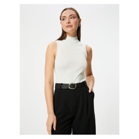 Koton Sleeveless Turtleneck Basic Knitwear Top