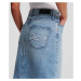 Sukně karl lagerfeld maxi denim skirt modrá