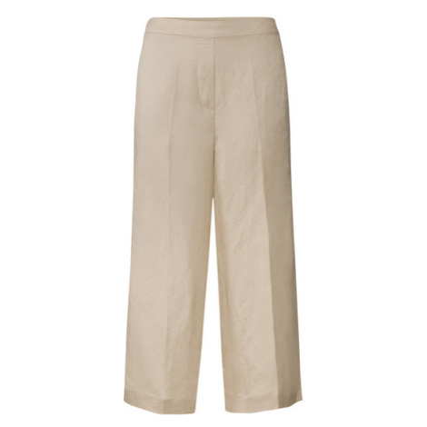 esmara® Dámské lněné culotte kalhoty (béžová)