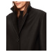 Černý vlněný kabát - LOVE MOSCHINO