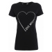 LOVE MOSCHINO Love Moschino dámské černé tričko