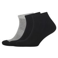 CRIVIT Pánské sportovní ponožky s BIO bavlnou, 3 páry (šedá/černá)