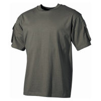 Tričko US T-Shirt s kapsami na rukávech 1/2 olivové
