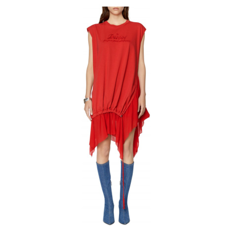 Šaty diesel d-rollette dress červená