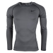 Nike PRO DRI-FIT Pánské triko s dlouhým rukávem, tmavě šedá, veľkosť