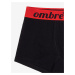 Červeno-černé pánské boxerky Ombre Clothing