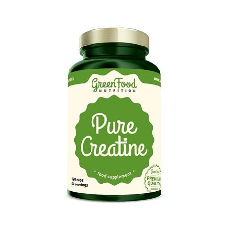 GreenFood Nutrition Creapure Creatine 120 kapslí