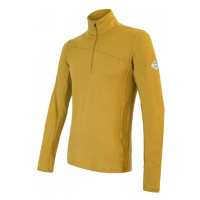 Sensor Merino Extreme pánské tričko dlouhý rukáv, zip Mustard