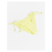 River Island moulded triangle textured bikini bottoms in yellow