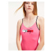Růžové jednodílné plavky Tommy Hilfiger Underwear