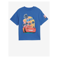 Modré klučičí tričko s motivem Disney Cars Marks & Spencer