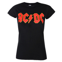 Tričko metal dámské AC-DC - Logo - ROCK OFF - ACDCTSP02LB