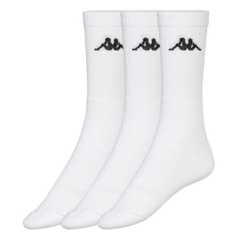 Kappa Dámské / Pánské ponožky, 3 páry (bílá)