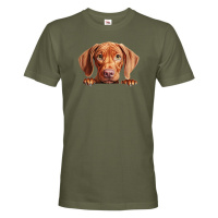 Pánské tričko s potiskem Maďarský ohař -  tričko pro milovníky psů