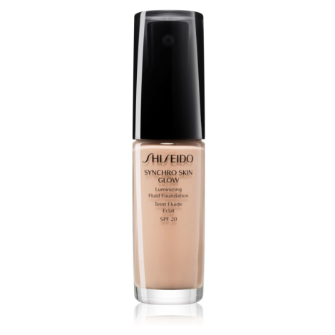 Shiseido Synchro Skin Glow Luminizing Fluid Foundation rozjasňující make-up SPF 20 odstín Rose 2