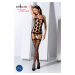 Passion BS067 black - Bodystocking Barva: Černá