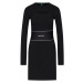 Guess GUESS dámské černé úpletové šaty ATIFA