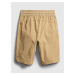 GAP Dětské kraťasy pull-on hybrid shorts with quickdry. Béžová