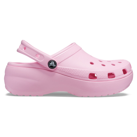 Dámské boty Crocs CLASSIC PLATFORM světle růžová