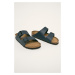 Pantofle Birkenstock Arizona SFB dámské, tmavomodrá barva, 51063