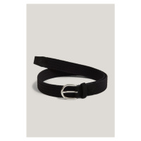 OPASEK GANT ELASTIC BRAIDED BELT BLACK