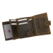 Pánská kožená peněženka Nordee MSD-01 N4L HUNTER hnědá